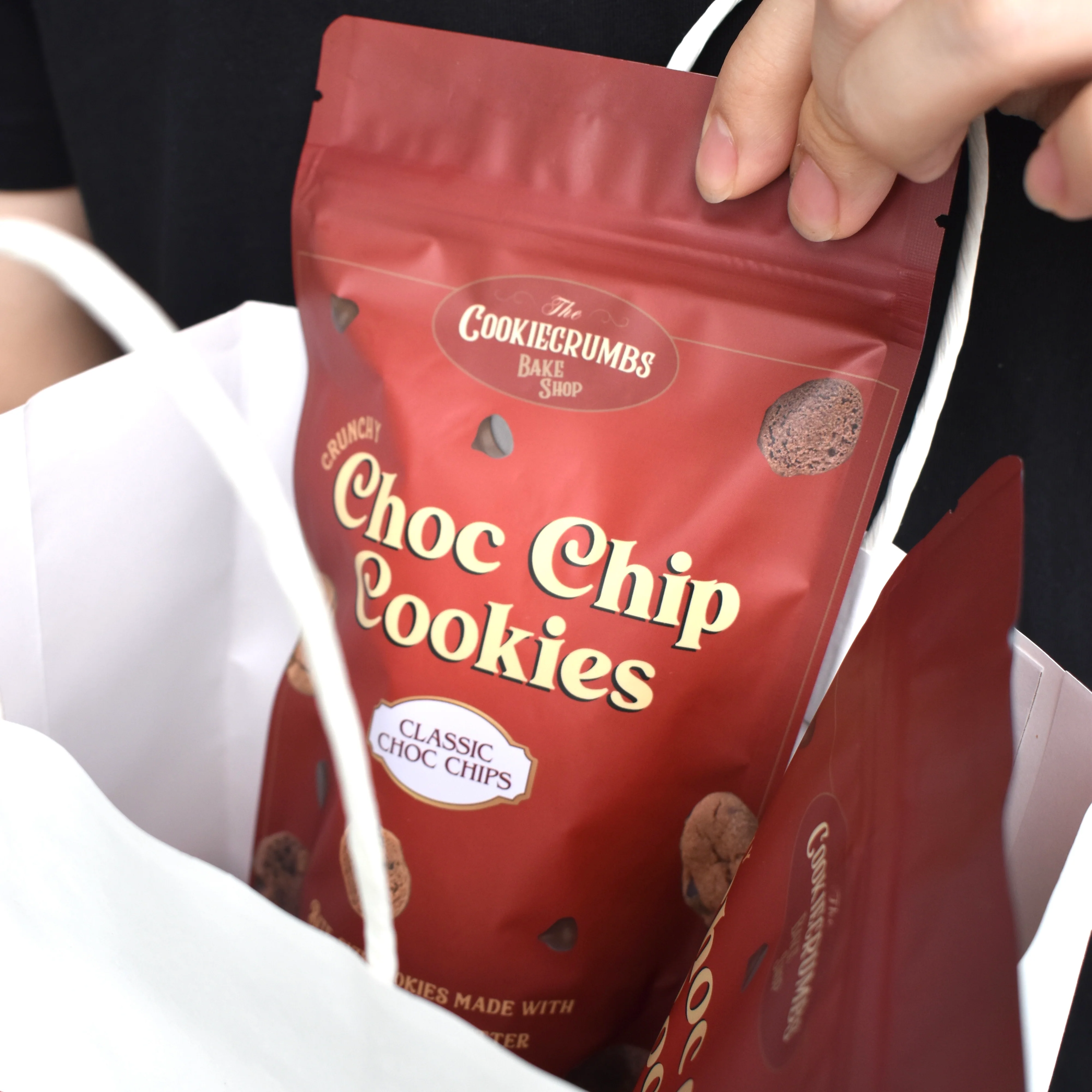 Classic Crunchy Chocolate Chip Cookie Bites 100g - Image 4